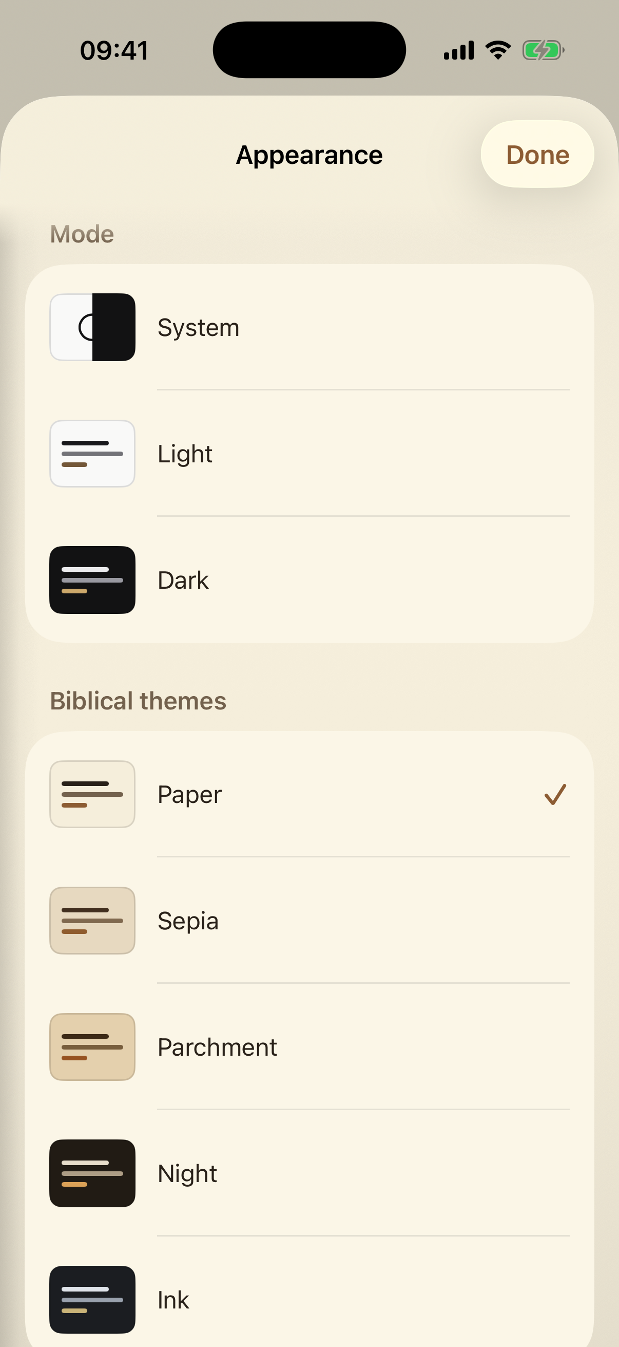 Themes